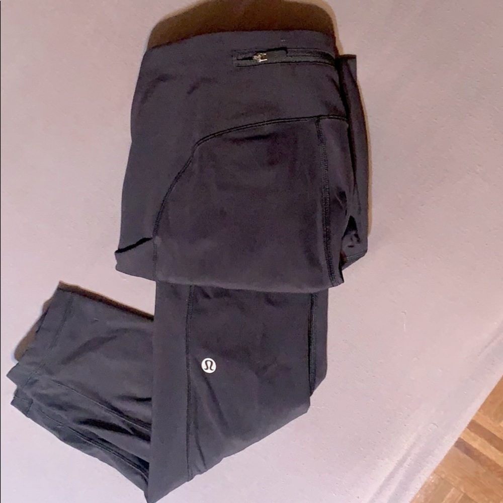Black Lululemon speed tight. 28” Size 6